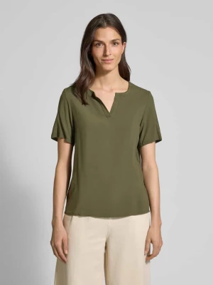 Bluzka o kroju regular fit z dekoltem w serek Christian Berg Woman