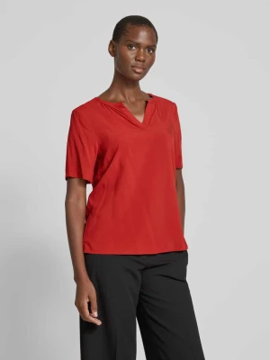 Bluzka o kroju regular fit z dekoltem w serek Christian Berg Woman