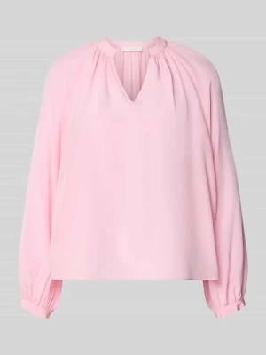 Bluzka o kroju regular fit z dekoltem w serek HERZENS