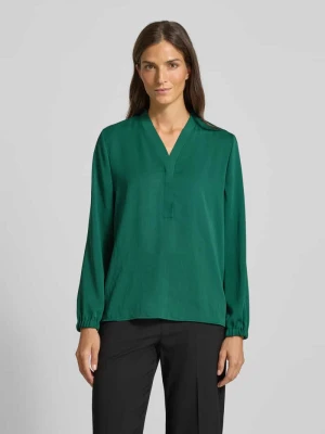 Bluzka o kroju regular fit z dekoltem w serek Marc Cain