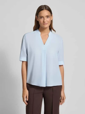 Bluzka o kroju regular fit z dekoltem w serek Marc Cain