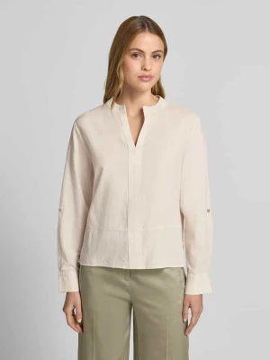 Bluzka o kroju regular fit z dekoltem w serek model 'Feleen' Opus