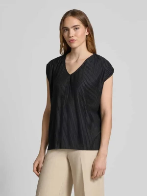 Bluzka o kroju regular fit z dekoltem w serek model ‘KIRIT’ Soyaconcept