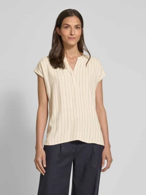 Bluzka o kroju regular fit z dekoltem w serek model ‘POULA’ Soyaconcept