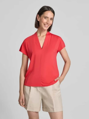 Bluzka o kroju regular fit z dekoltem w serek model ‘Yrsa’ FREE/QUENT