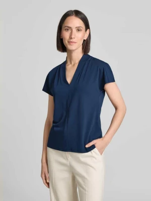 Bluzka o kroju regular fit z dekoltem w serek model ‘Yrsa’ FREE/QUENT