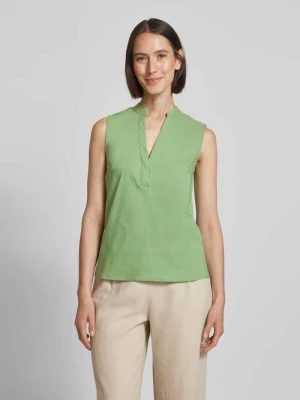 Bluzka o kroju regular fit z dekoltem w serek MORE & MORE