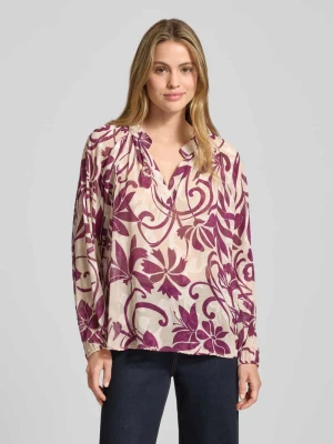 Bluzka o kroju regular fit z dekoltem w serek ZABAIONE