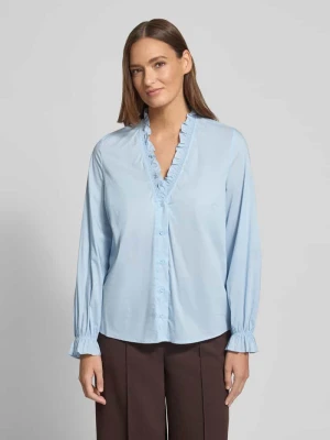 Bluzka o kroju regular fit z dekoltem w serek Zero