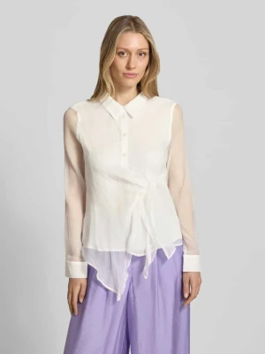 Bluzka o kroju regular fit z detalem wiązania model 'Miley' GUIDO MARIA KRETSCHMER WOMAN