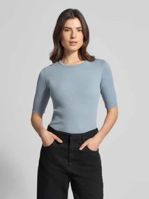 Bluzka z długim rękawem o kroju regular fit z okrągłym dekoltem Model 'Selay' drykorn