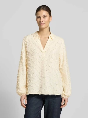 Bluzka o kroju regular fit z domieszką wiskozy comma