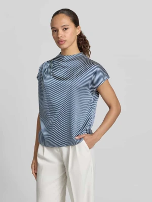 Bluzka o kroju regular fit z drapowaniami Zero
