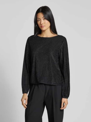 Bluzka o kroju regular fit z elastycznymi ściągaczami i dołem s.Oliver BLACK LABEL
