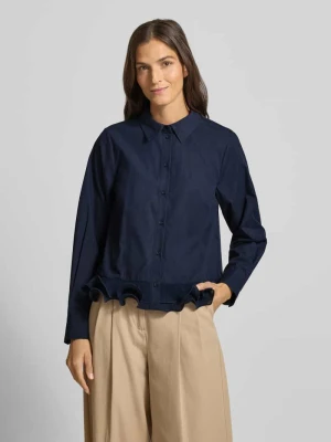 Bluzka o kroju regular fit z falbanami model ‘TRAVIS’ YAS