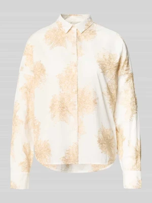 Bluzka o kroju regular fit z haftami model 'LUCY' 0039 italy