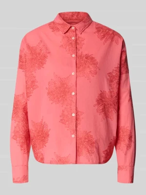 Bluzka o kroju regular fit z haftami model 'LUCY' 0039 italy