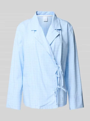 Bluzka o kroju regular fit z kołnierzem z połami model ‘Nanny’ CCDK Copenhagen