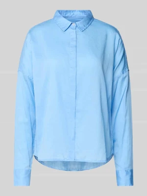 Bluzka o kroju regular fit z krytą listwą guzikową model ‘SANDY’ 0039 italy