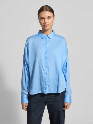 Bluzka o kroju regular fit z krytą listwą guzikową model ‘SANDY’ 0039 italy