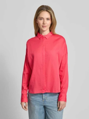 Bluzka o kroju regular fit z krytą listwą guzikową model ‘SANDY’ 0039 italy