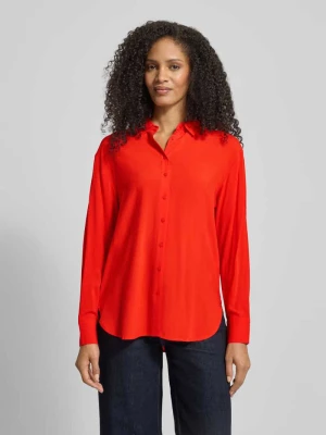 Bluzka o kroju regular fit z listwą guzikową Christian Berg Woman