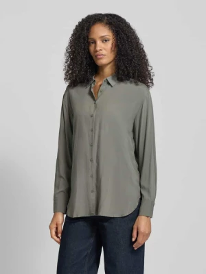 Bluzka o kroju regular fit z listwą guzikową Christian Berg Woman