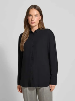 Bluzka koszulowa o kroju regular fit z listwą guzikową Christian Berg Woman
