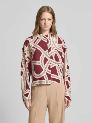 Bluzka o kroju regular fit z mankietami model ‘Famena’ Opus