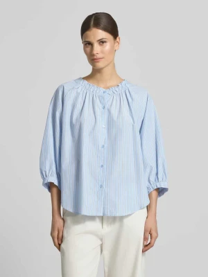 Bluzka o kroju regular fit z marszczeniami model 'Cassy' Soyaconcept