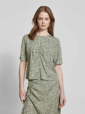 Bluzka o kroju regular fit z marszczeniem model ‘EWANIAA WATERDROP’ ARMEDANGELS