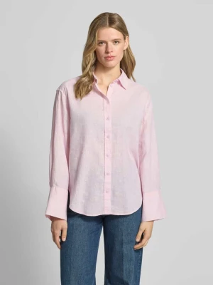 Bluzka o kroju regular fit z mieszanka lnu i bawełny Gina Tricot