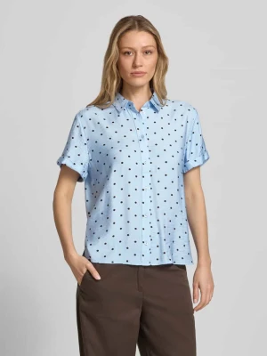 Bluzka o kroju regular fit z Mieszanka wiskozy we Wzór na całej powierzchni Jake*s Casual