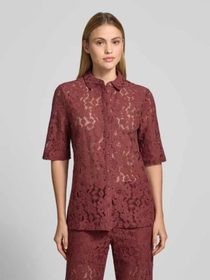 Bluzka o kroju regular fit z mieszanki bawełny model 'HONEY' Vero Moda