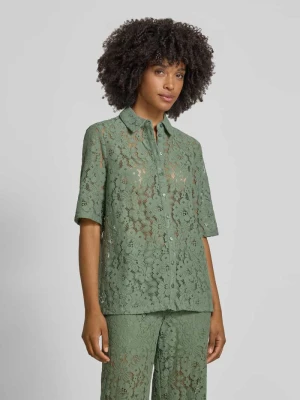 Bluzka o kroju regular fit z mieszanki bawełny model 'HONEY' Vero Moda