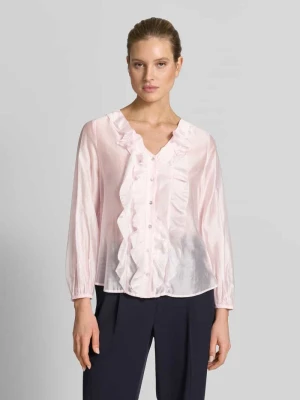 Bluzka o kroju regular fit z mieszanki lyocellu s.Oliver BLACK LABEL