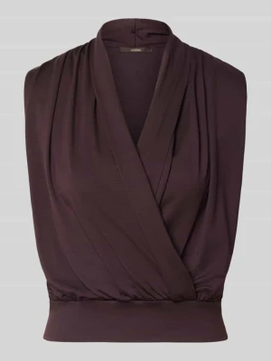 Bluzka o kroju regular fit z mieszanki lyocellu Windsor Bordowy