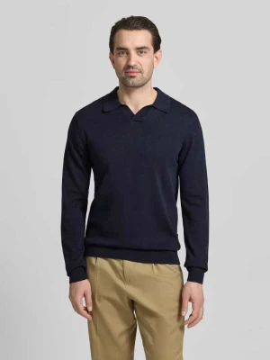 Bluzka o kroju regular fit z mieszanki lyocellu z długim rękawem model ‘Bells’ casual friday