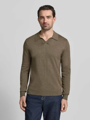 Bluzka o kroju regular fit z mieszanki lyocellu z długim rękawem model ‘Bells’ casual friday