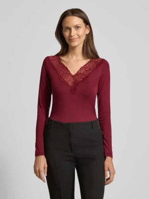 Bluzka o kroju regular fit z mieszanki lyocellu z długim rękawem model ‘Marica’ Soyaconcept