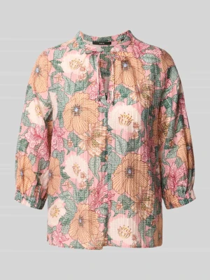 Bluzka o kroju regular fit z mieszanki lyocellu z rękawem o dł. 3/4 Zero