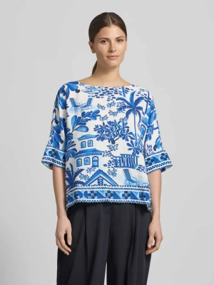 Bluzka o kroju regular fit z mieszanki wiskozy Christian Berg Woman