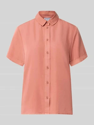 Bluzka o kroju regular fit z mieszanki wiskozy Jake*s Terakotowy