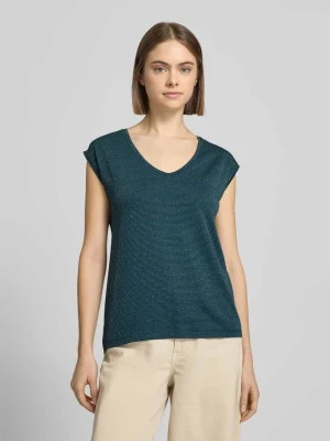 Bluzka o kroju regular fit z mieszanki wiskozy model ‘BILLO’ Pieces