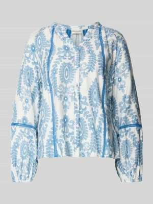 Bluzka o kroju regular fit z mieszanki wiskozy model ‘Vero’ LOLLYS LAUNDRY