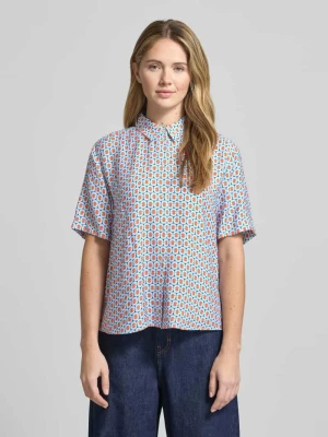 Bluzka o kroju regular fit z mieszanki wiskozy z rękawem o dł. 1/2 Jake*s Casual