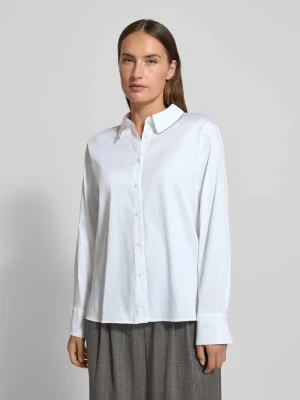 Bluzka o kroju regular fit z obszyciem ozdobnymi kamieniami comma