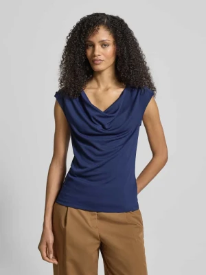 Bluzka o kroju regular fit z obszyciem ozdobnymi kamieniami model 'Priyanne' Lauren Ralph Lauren