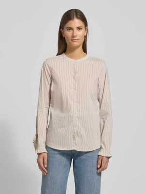 Bluzka koszulowa o kroju regular fit z okrągłym dekoltem model ‘Mattie’ MOS MOSH