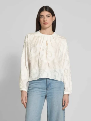 Bluzka o kroju regular fit z okrągłym dekoltem model ‘SEETHA’ drykorn